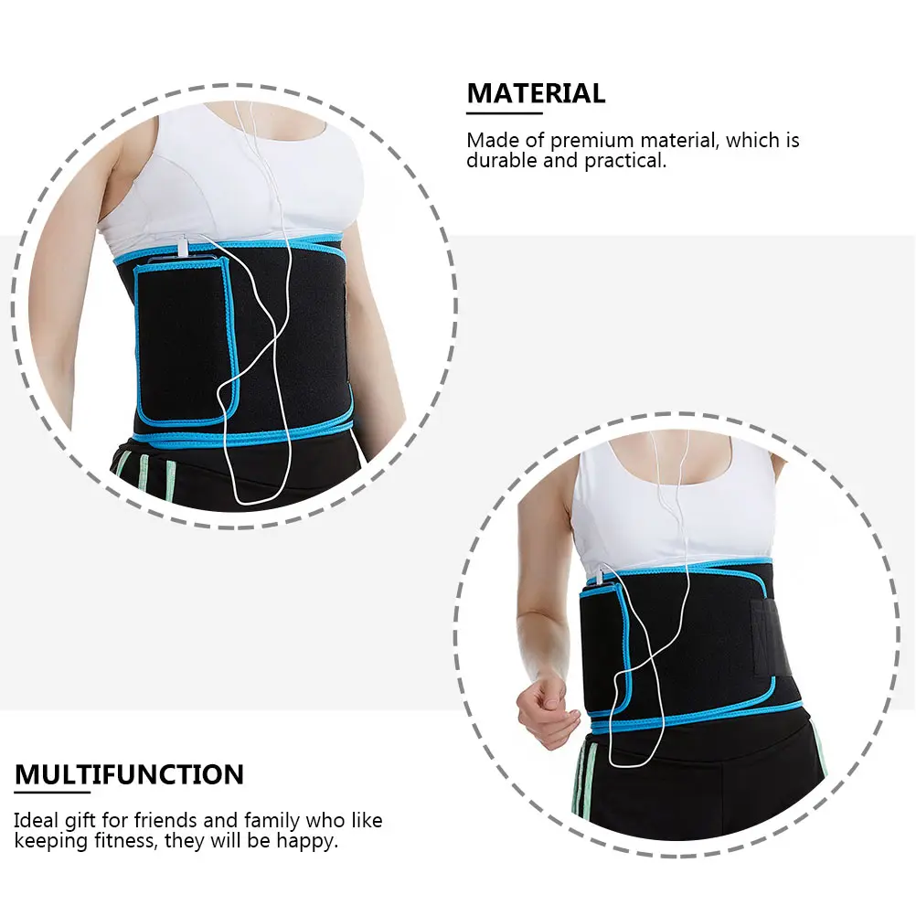 

1Pcs Premium Adjustable Fitness Waist Belt Comfortable Breathable Lumbar Support for Various Sports Assorted Color