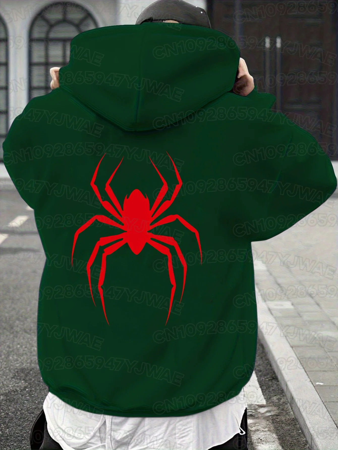 Herbst- und Winter-Spinnen-Hoodie für Männer und Frauen, Streetwear, Harajuku, Grafik-Hoodie, Punk, Gothic, Y2K-Kleidung, Paar-Sweatshirt – Detail 9