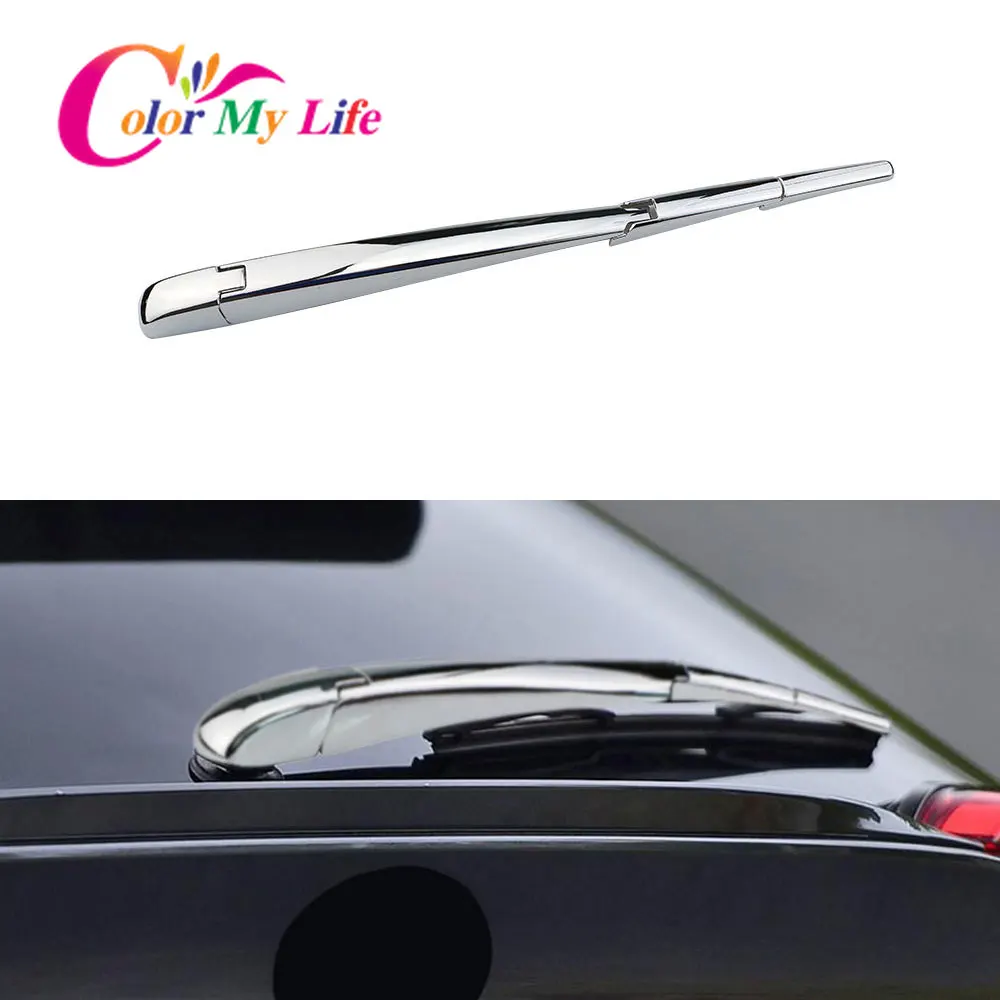 

Color My Life for Toyota C-HR CHR 2016 - 2021 Car Rear Glass Wiper Cover Rear Trunk Window Wiper Trim ABS Chrome Accessories