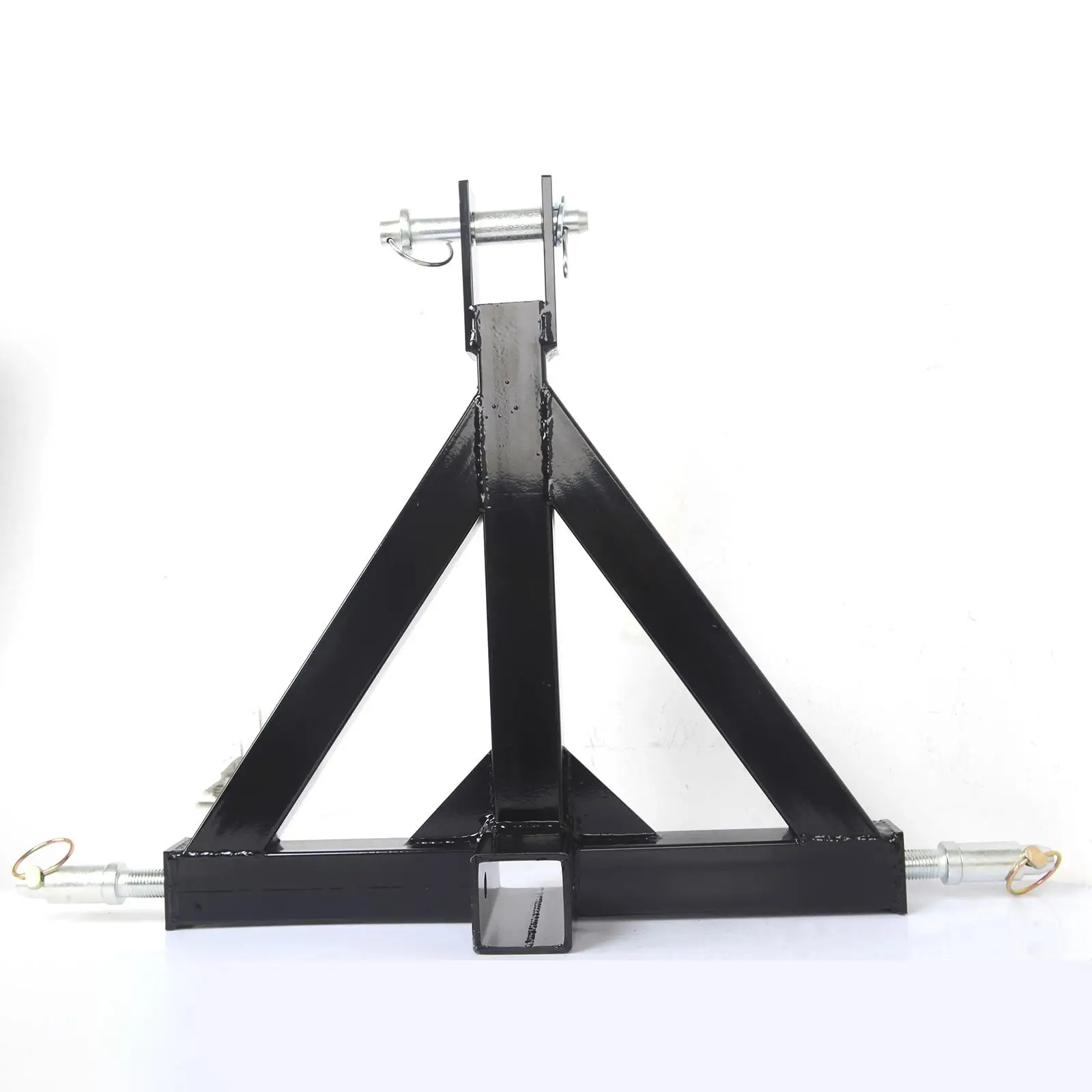 Heavy Duty Tractor Tow Hitch 3 Point Receiver with Pins Steel Adapter for Industrial Construction Trucks