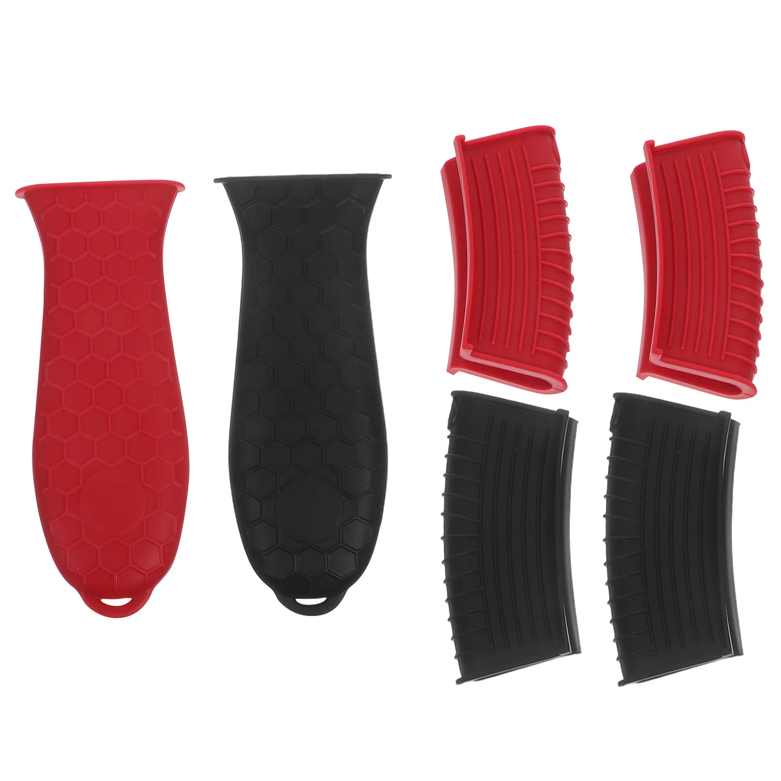

6Pcs Anti Scald Pot Sleeve Non Slip Silicone Grips Heat Resistant Handle Cover for Frying Pans Griddle Kitchen Tools