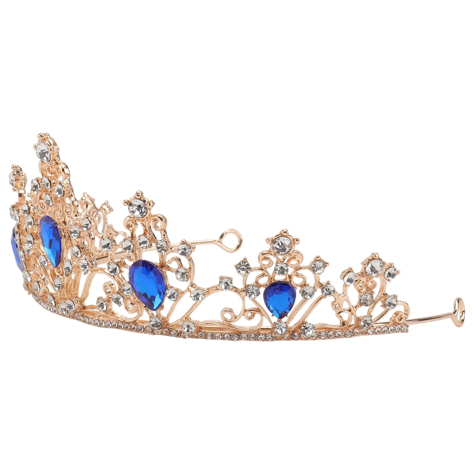 

Rhinestone Queen Crown Headwear Vintage Full Crown Design for Wedding Pageant Bridal Party Prom Hairpiece Elegant Hair Accessory