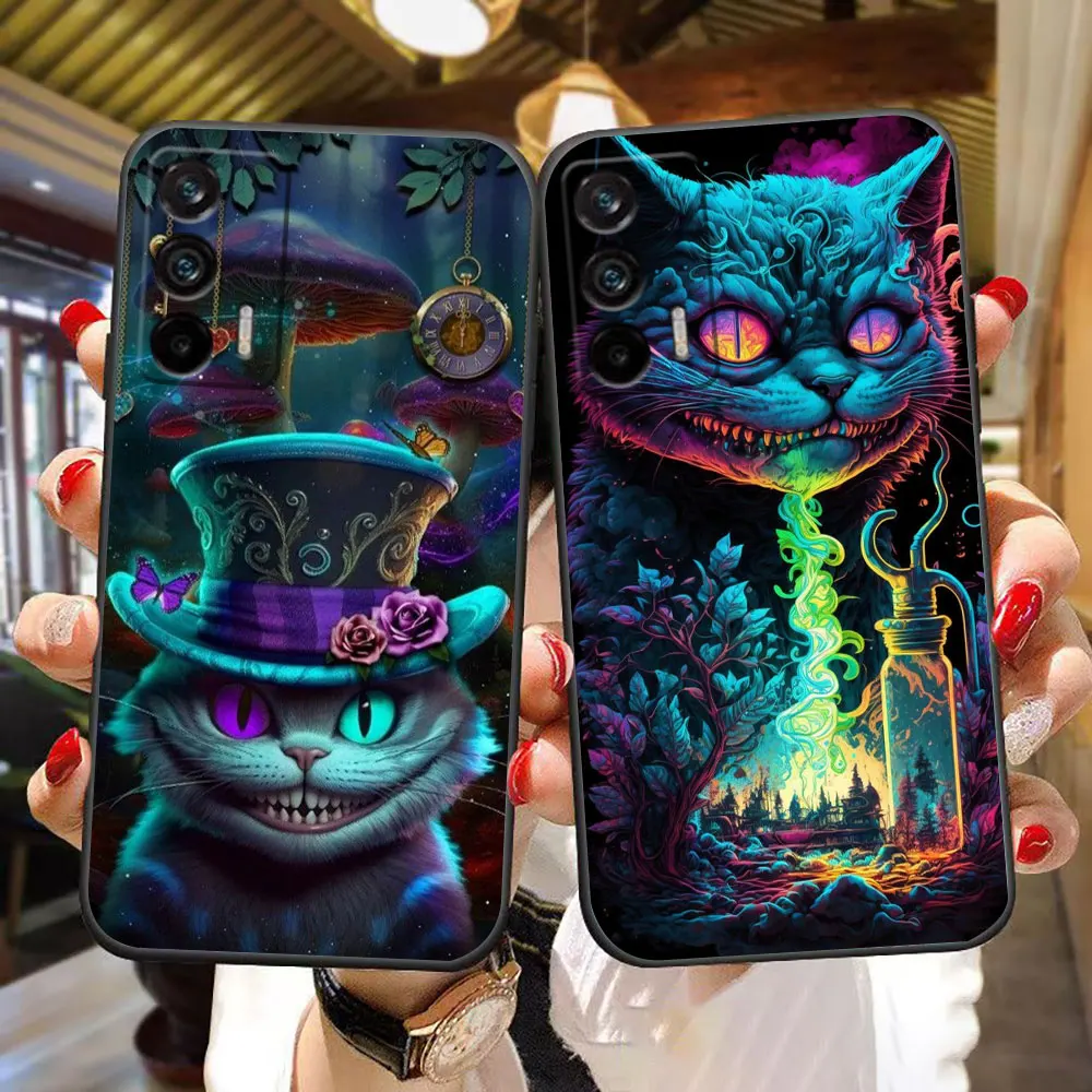 Alices Adventures Wonderland Case For Realme C11 C15 C20 C21 C21Y C30 C30S C33 C35 C55 C53 C63 C65 GT NEO 2 NARZO 50 X50 Case