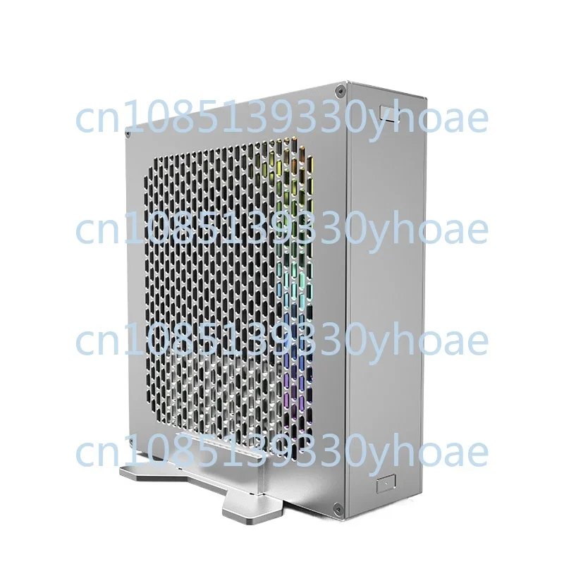 2.2-Liter mini DC-M2 core display itx chassis, supports built-in DC power supply