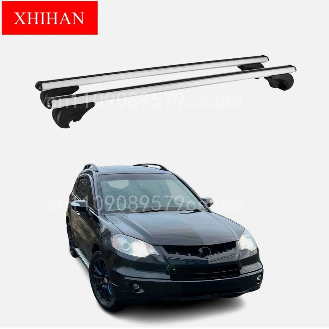 

Lockable Roof Rack Cross Bars Luggage Carrier for Acura RDX 2007-2018 Gray 2Pcs