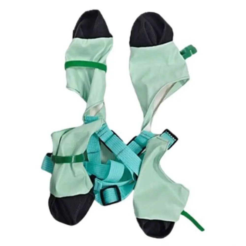 Waterproof Dog Rain Boots Adjustable Dirty-Proof Dog Suspender Boots Breathable Auxiliary Strap Pets Paws Protector