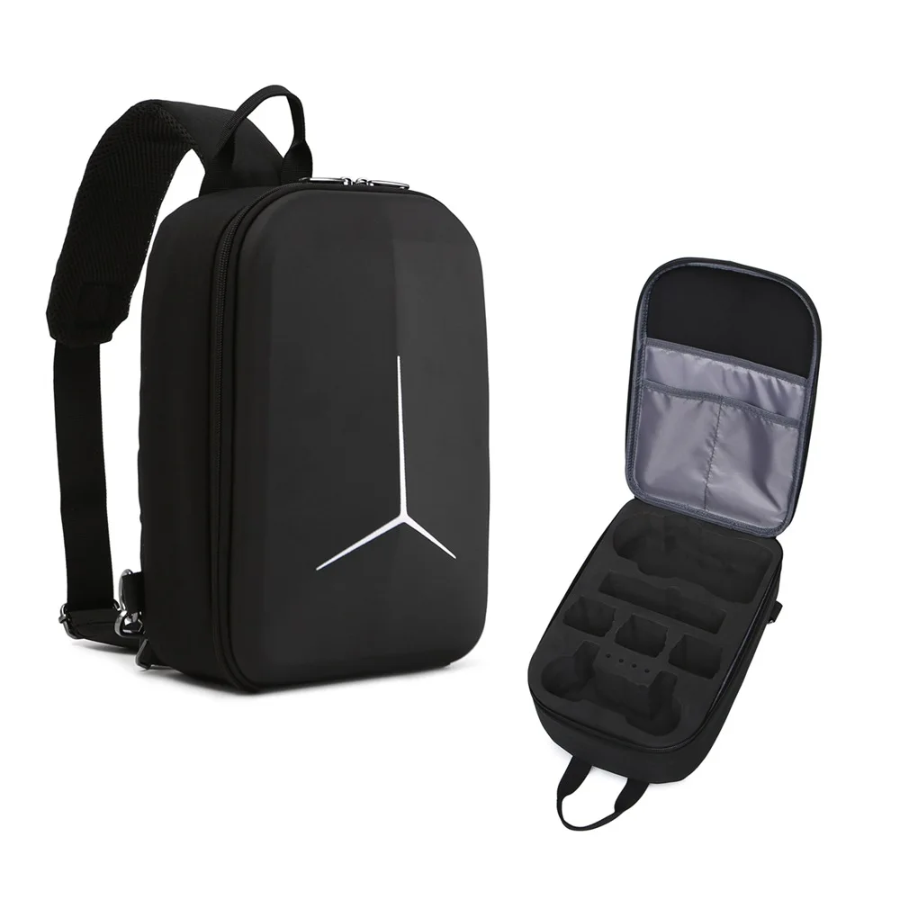 Imagem -05 - Bolsa do Armazenamento do Ombro para Dji Air s Drone Mochila Crossbody Peito Acessórios