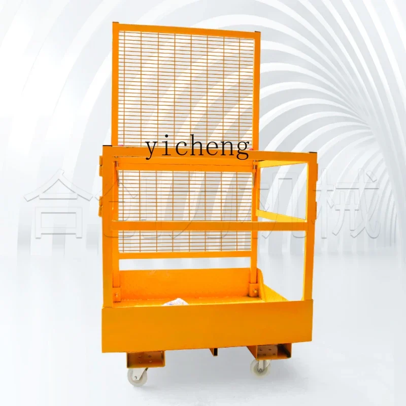 

forklift safety cage foldable stacker special working frame cage box