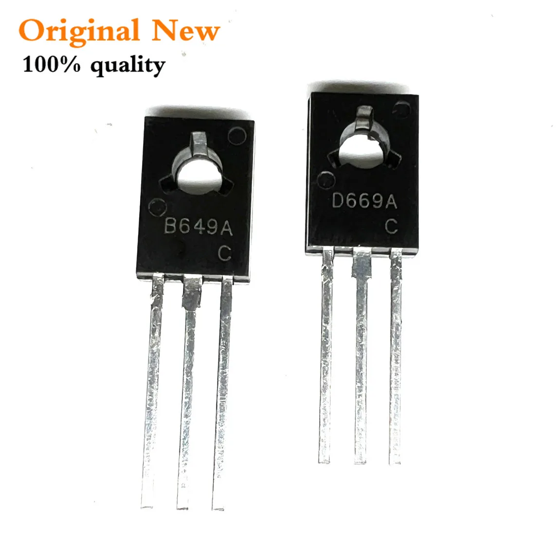 20pcs 2SB649A 2SD669A TO-126 (10pcs B649A + 10pcs D669A) ( 10pcs H669A + 10pcs H649A ）H669 H649 Audio on tube