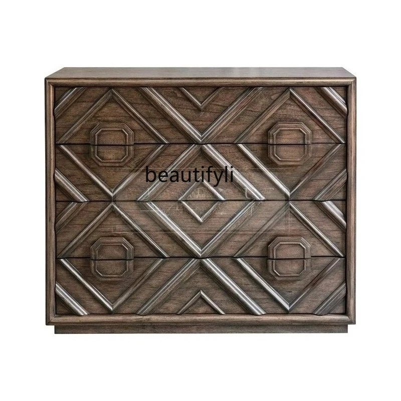 

Neoclassical, chest, retro side cabinet, carved entrance cabinet, decorative cabinet, locker.