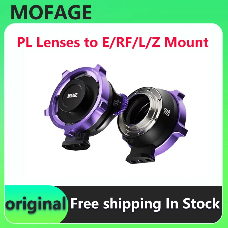 MOFAGE POCO Drop-In Filter Adapter ARRI PL Lens To Sony E Canon RF