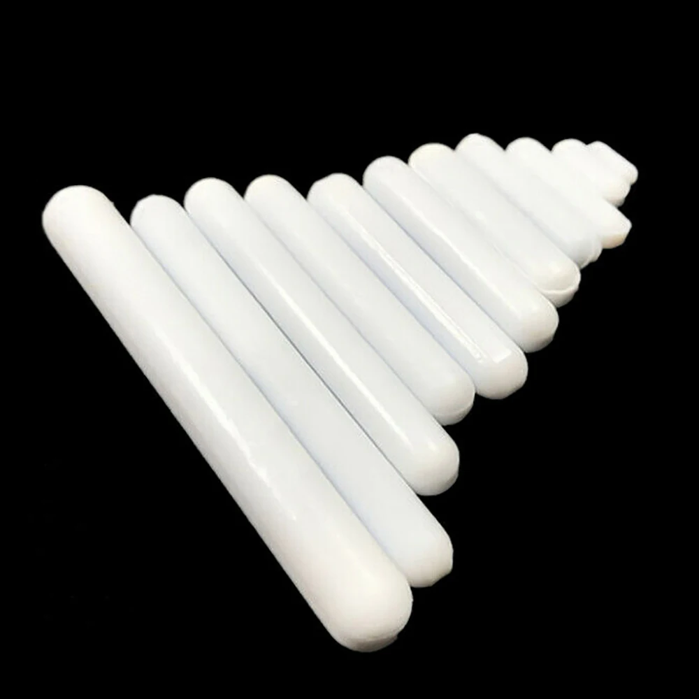 PTFE Magnet Rührer Rühren Bar Zylindrischen Typ-C Magneton Rühren Mixer Weiß Spin Bars Labor Chemische Rühren Bar