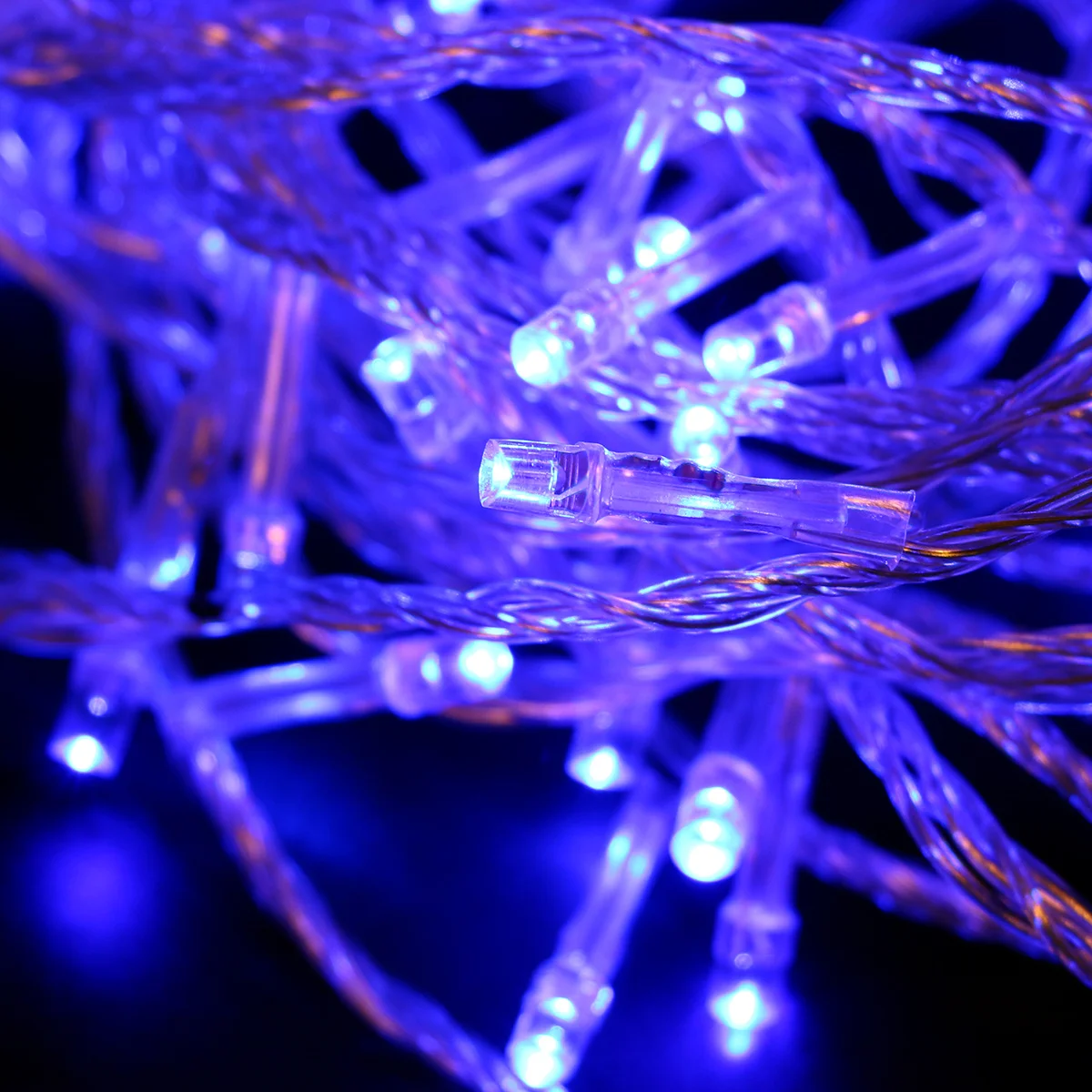 100 Led 10 متر عيد الميلاد الجنية أضواء 8 طرق الأزرق توهج داخلي ديكور خارجي لحفل زفاف عطلة حديقة فناء حبل أضواء