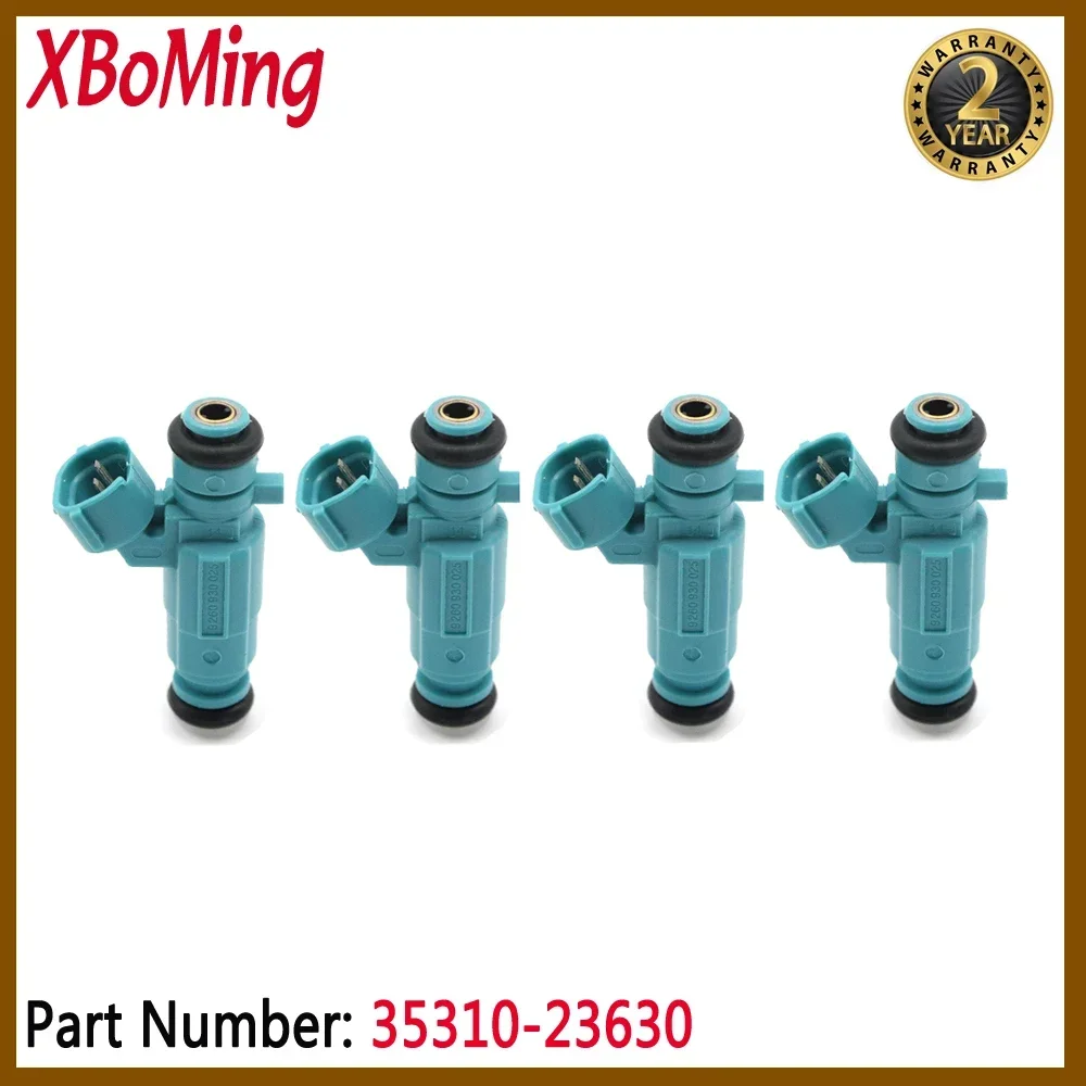 4x Car Fuel Injector Nozzle 35310-23630 For Kia Spectra Rondo Optima Sportage Spectra5 Hyundai Tiburon Tucson Santa Fe 2004-2010