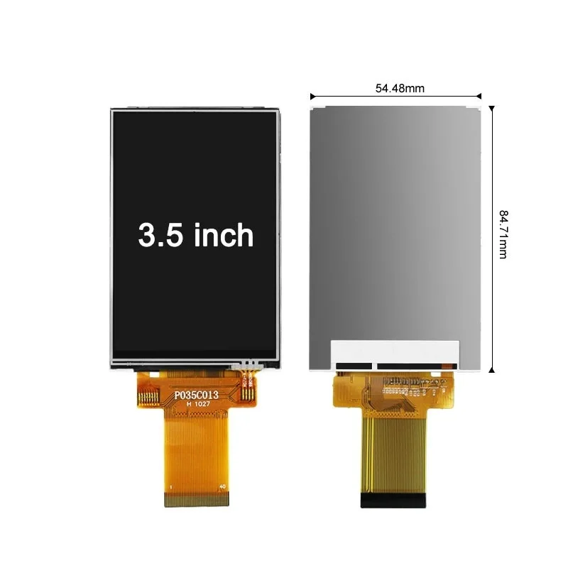 3.5 inch resistive Touch screen, MCU SPI interface,ILI9488 drive, 320X480 LCD Touch