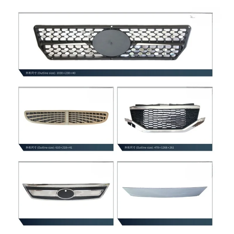 High Quality Front Radiator Grills Chrome Finish Rust Resistant Stable Mount Bus Replacement Accessory