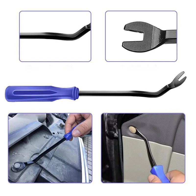 Car Door Trim Removal Pry Tool Kit Auto Hook Kit Mixed Size Fastener Car Audio Modification Tools Trim Dash Radius Audio Remove