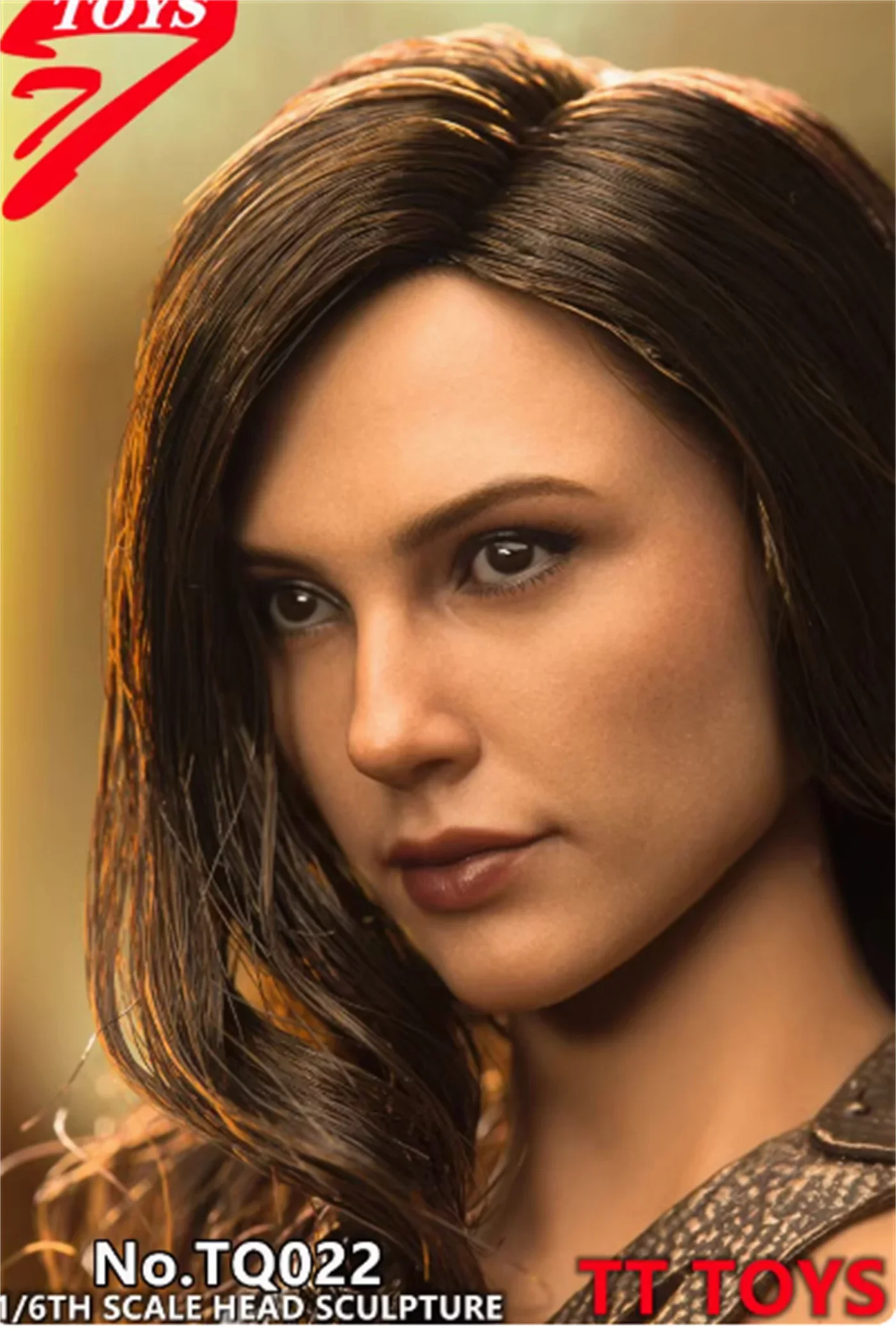 

1/6 Gal Gadot Female Head Carving Soldier Painted / Unpainted painted Model F 12"figure For 12 inch PH Tbleague figure