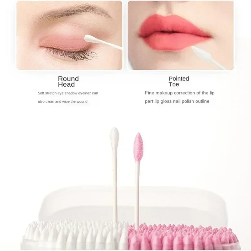 100/200/300Pcs Disposable Home Dual Heads Ear Cleaning Makeup Cotton Swabs Buds Cleaning Tools Disposable Cotton Swabs