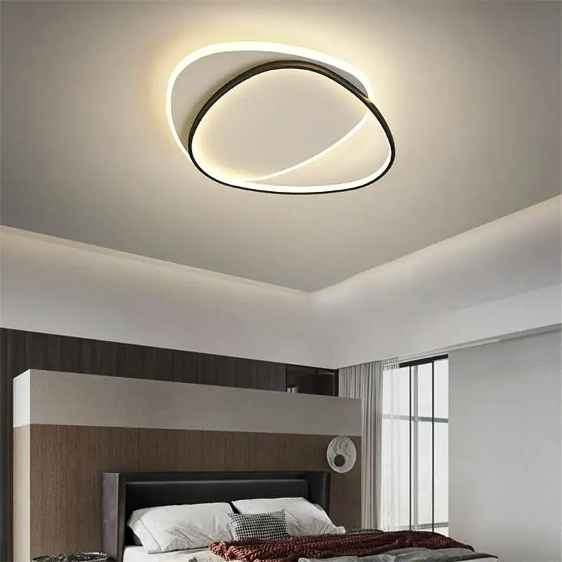 Modern LED Ceiling Lights For Bedroom Study Living Room Indoor Round Lighting Lamps Decoration Luminaria Lustres Lamparas Avize