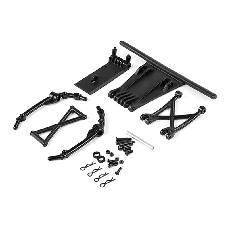 Kit anticolisão frontal para 1/5 hpi rofun baha rovan km baja 5b atualização 5sc brinquedos peças, preto