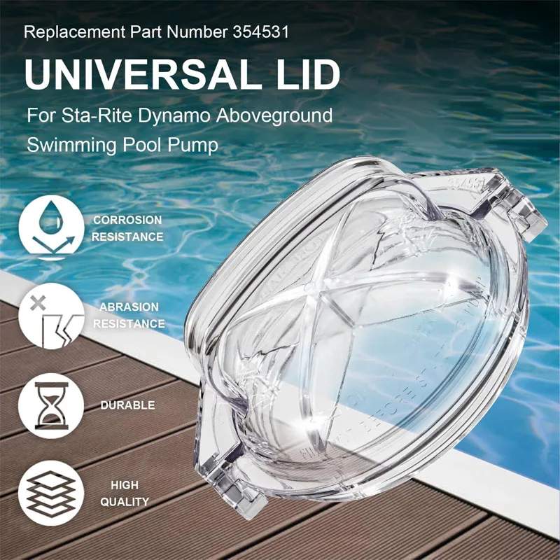 Nony 354531 Universal Lid Compatible with Sta-Rite Dynamo Aboveground Swimming Pool Pump for Sta-Rite Dynamo Pool Pump Parts