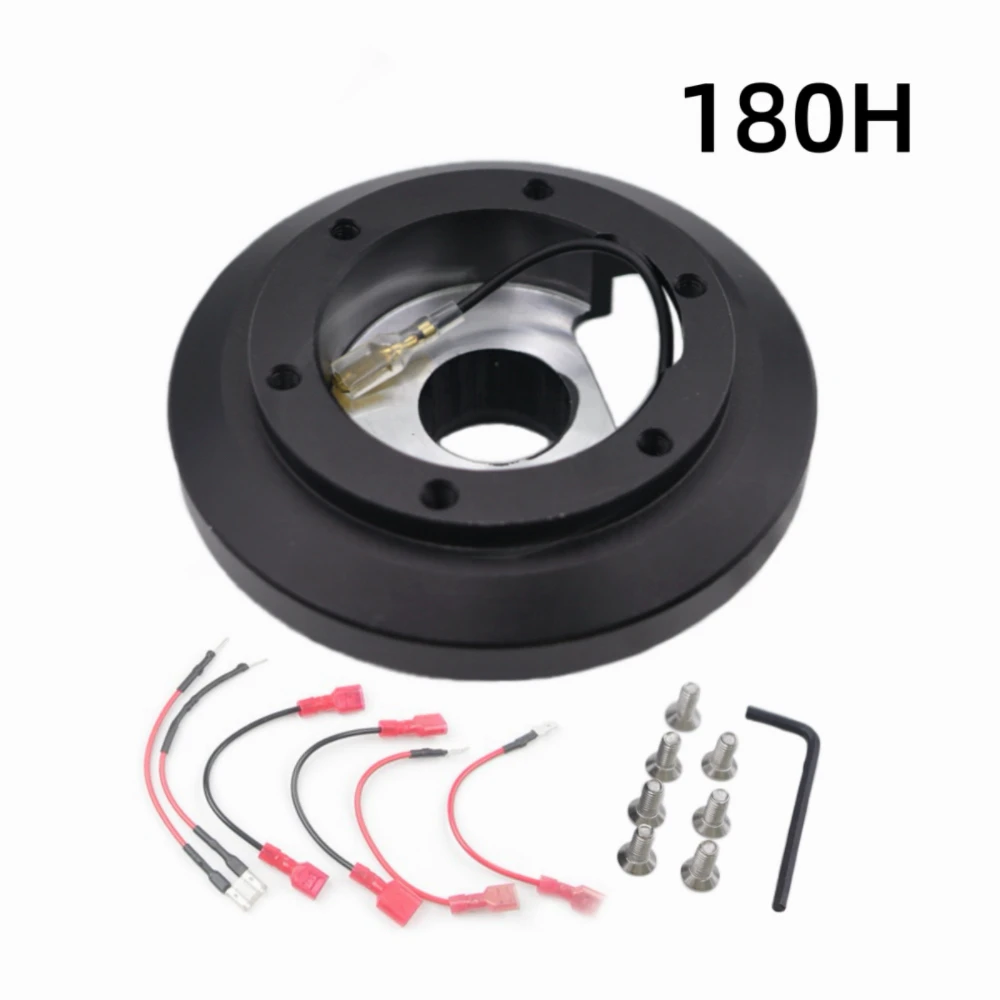 180H Racing Short Steering Wheel Hub Adapter Compatible For Audi A4 A6 A8 For VW Jetta Golf For Lamborghini Gallardo