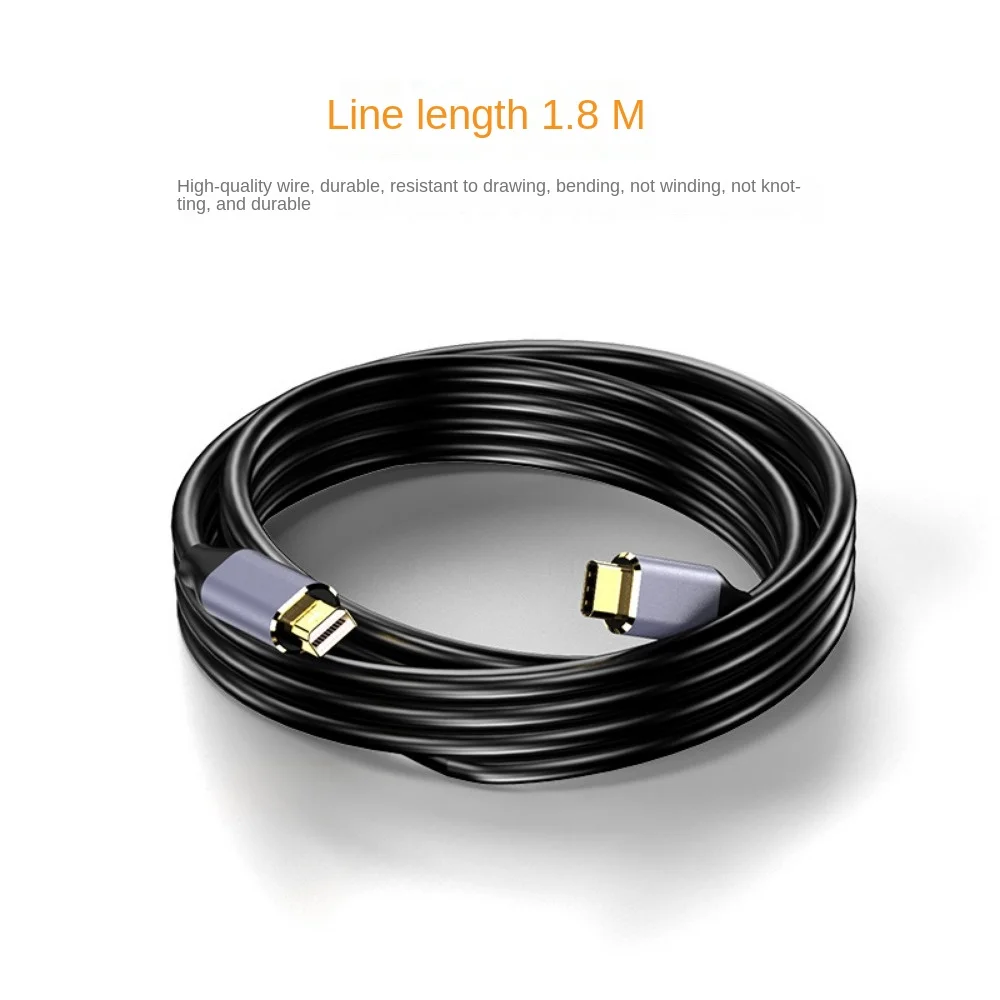 Type-c to Minidp Adapter Cable 1.8m 4k60hz Mobile Phone Screen Synchronizing Cable Computer Projection Projector