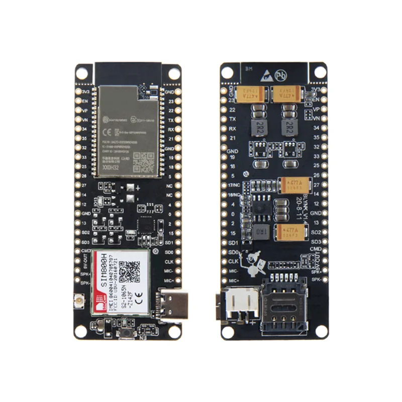 Moduł bezprzewodowy A14M SIM800H T-Call&PMU MCU32 z anteną GPRS SIM800H-8MB-Q390 Trwały Łatwy w użyciu