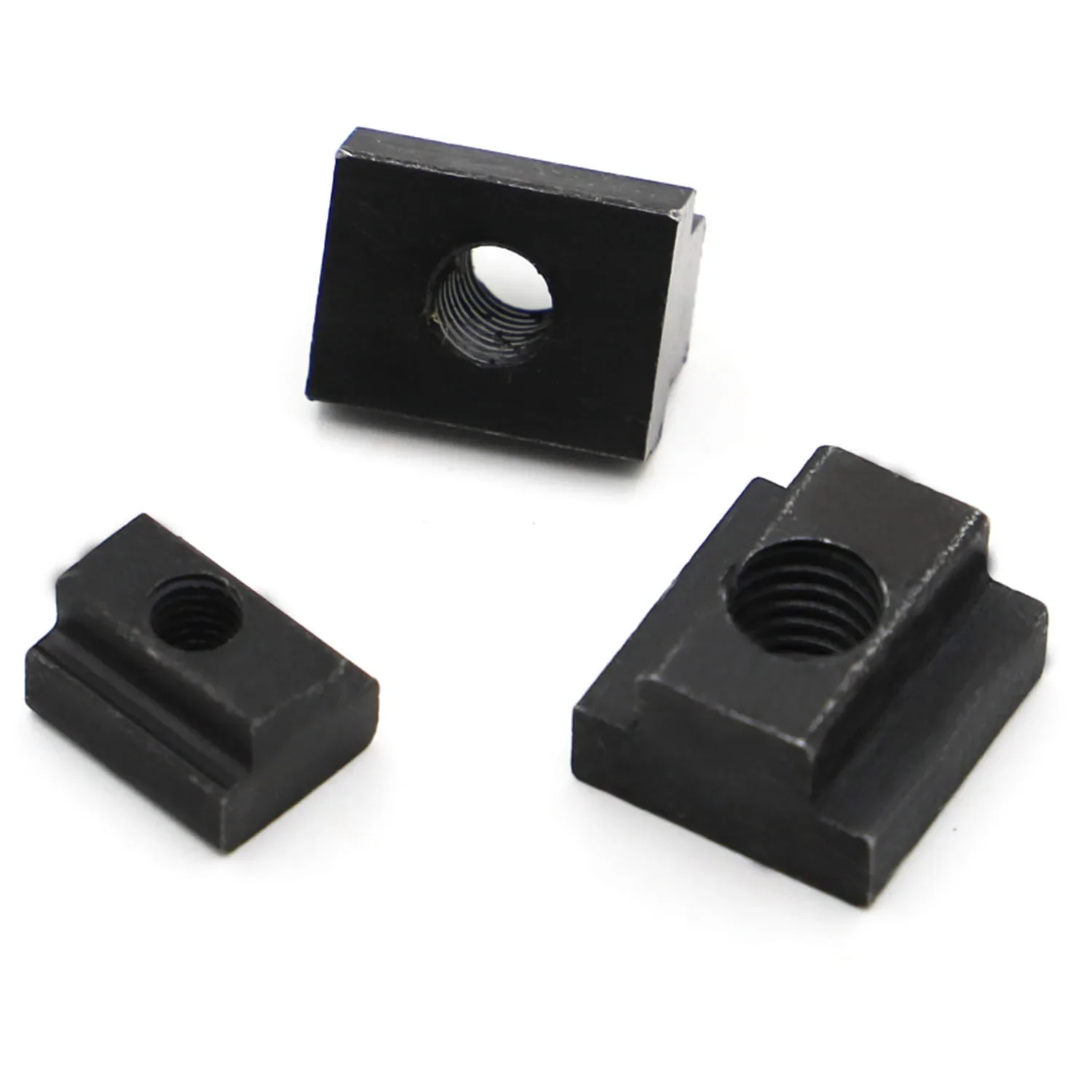 Black Oxide Finished DIN508 Grade 8.8 Carbon Steel Nut Tapped Through Slot T-nuts M6 M8 M10 M12 M14 M16