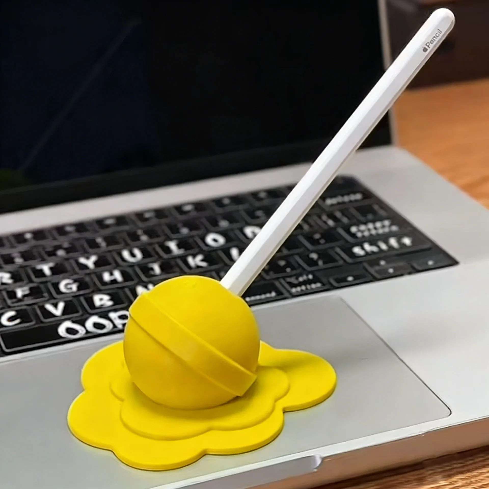 

Melting Lollipop Pen Holder 3D Printed Desk Organizers for Styluses Pencils Desk Accessories Creative Pen Cap Desktop Cute Decor