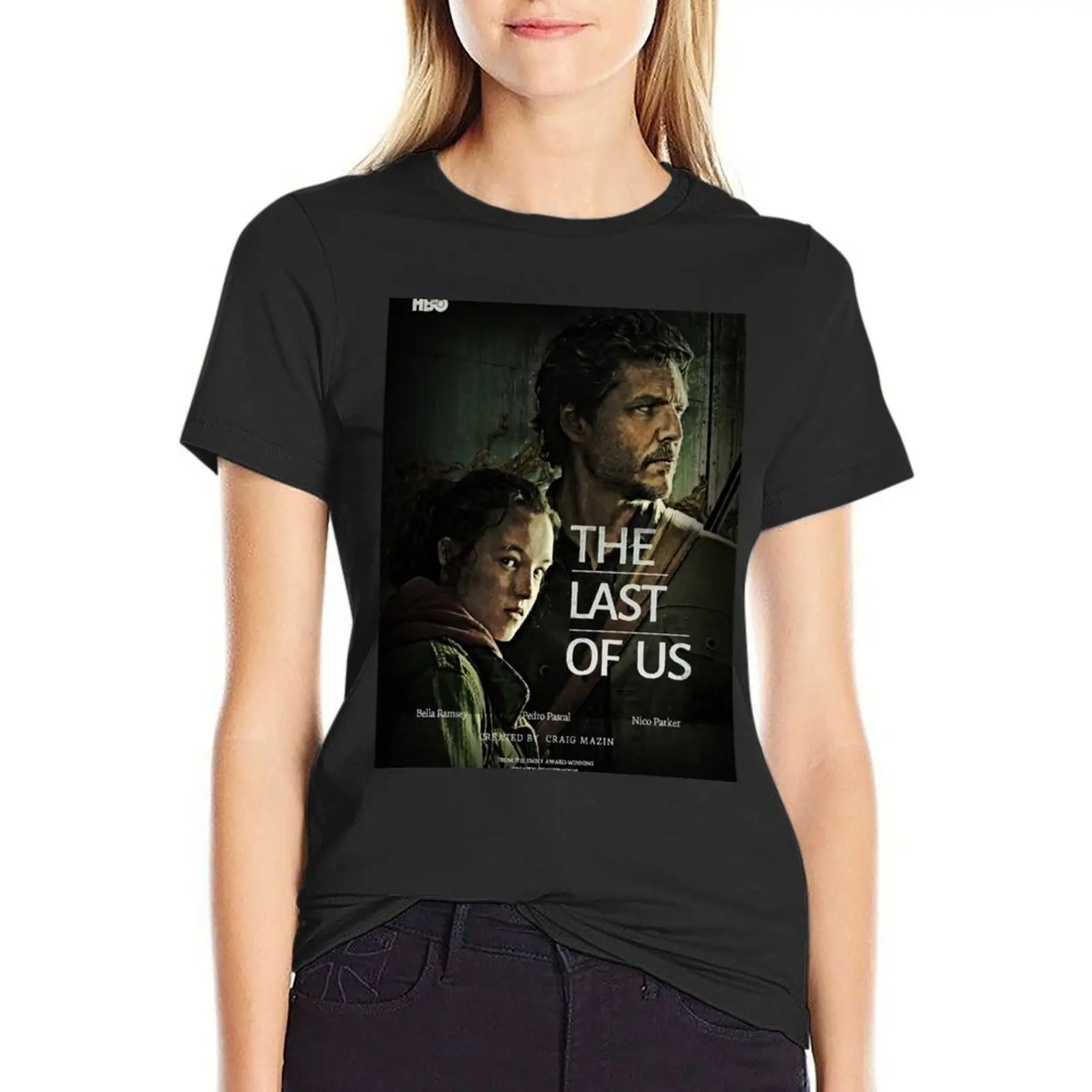 

The Last of Us - Painted Poster T-Shirt quick-drying Female clothing Short sleeve tee tshirts woman