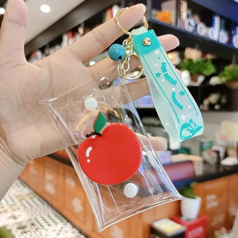 واضح مفتاح حامل عالية الجودة الملحقات الصغيرة الحقيبة مفتاح كيس التخزين متعددة الوظائف شفافة بولي كلوريد الفينيل حقيبة مفاتيح للإكسسوارات