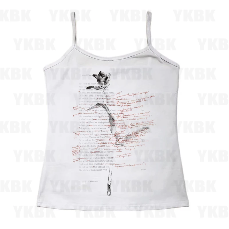 Y2k طباعة زهرة الورد سترة حزام للنساء فاسق قصير مثير مشد الجرونج الأبيض فتاة باردة القوطية سترة غير رسمية أكمام ايمو الطفل