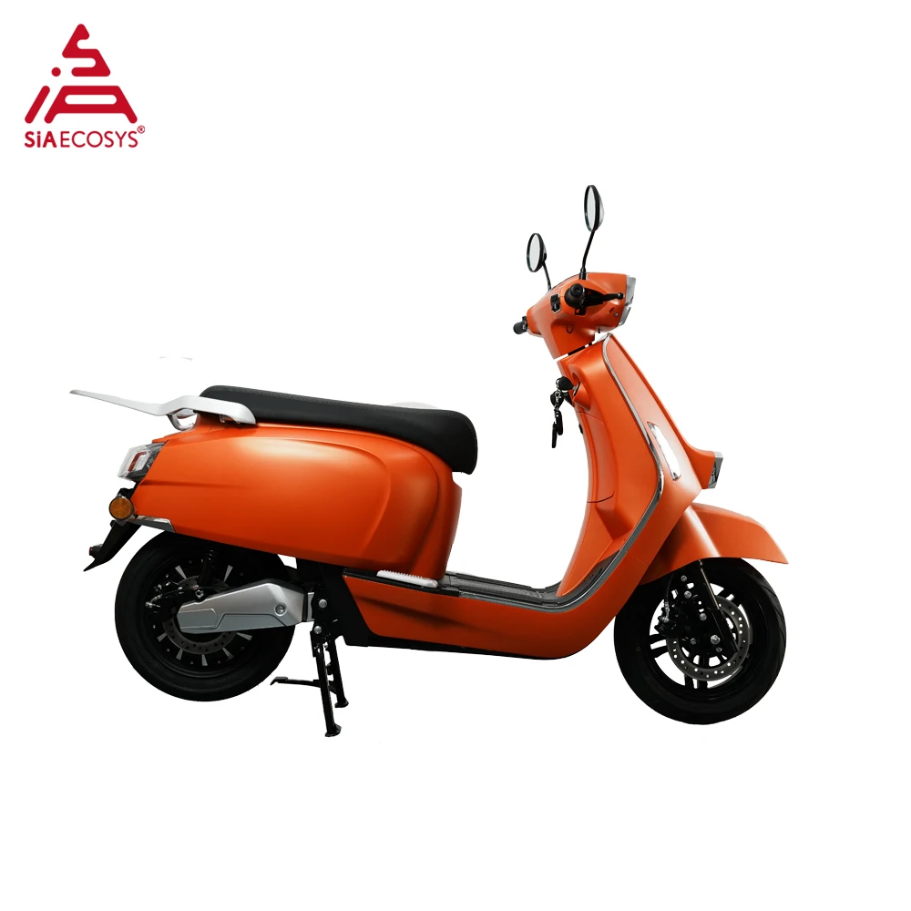 SiAECOSYS 3000W Rated 80KPH Max YT Electric Scooter High Range Motorcycle with Front and Rear Disc Brake and 72V 40Ah Battery