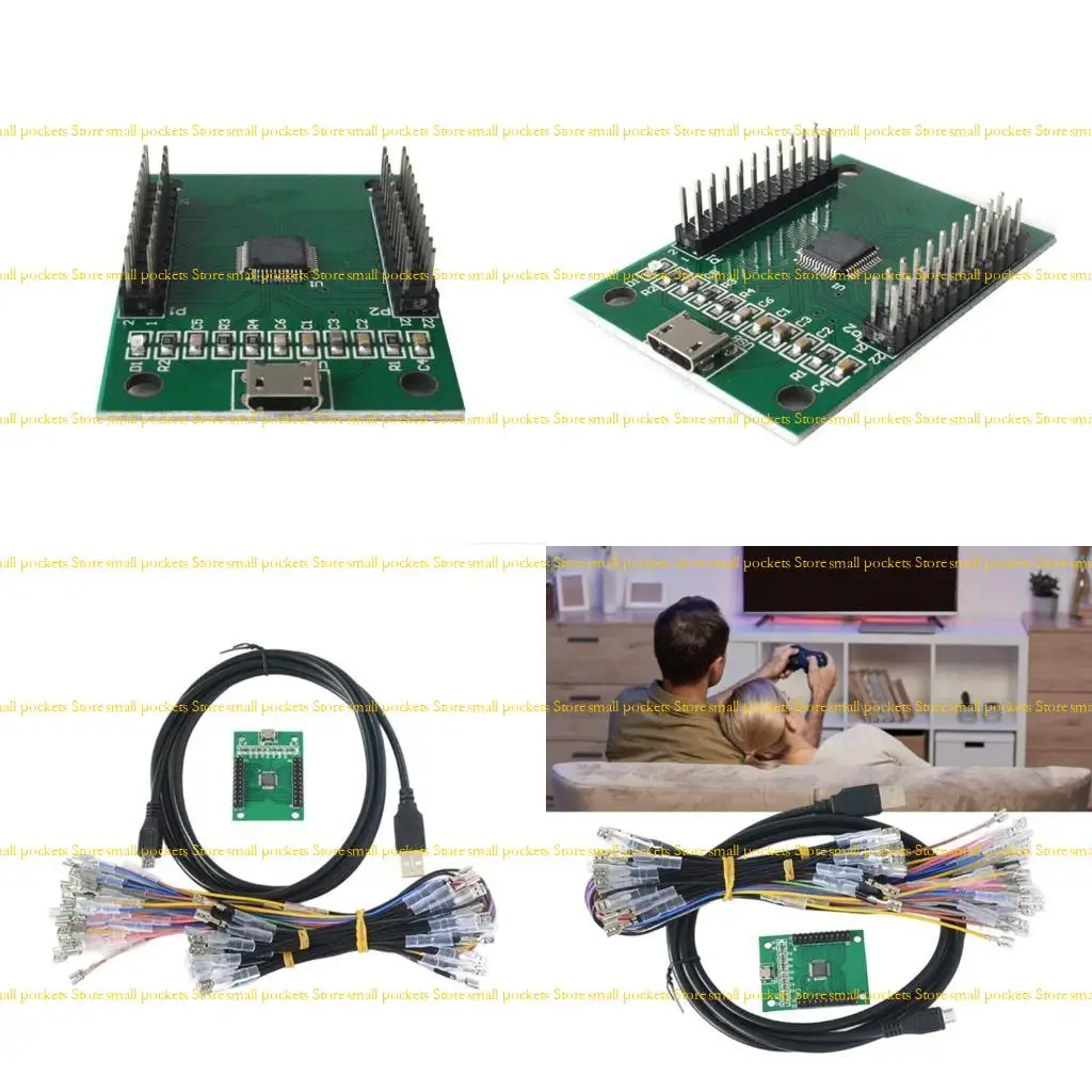 

R1WD Universal Joystick Control Panel Pane Pacb Pacb Pulgs & Play Controller Несколько платформных энкодеров для системных ПК