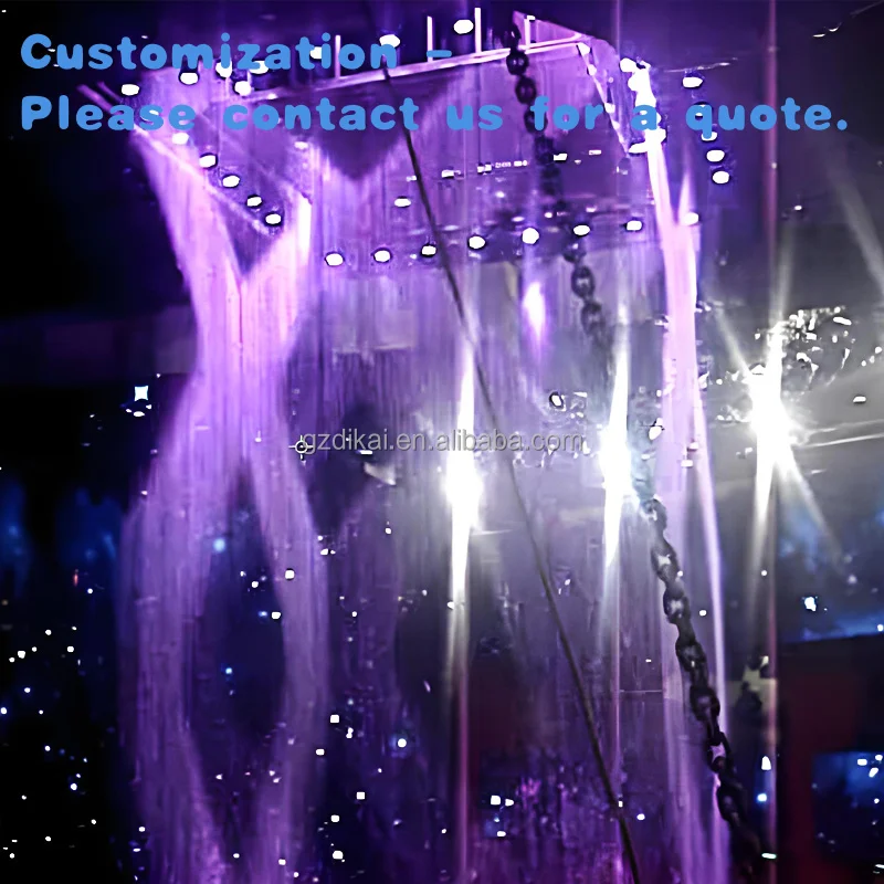

custom.All Years Hot LED Musical Curtain Easy Installment Waterfall Fountain
