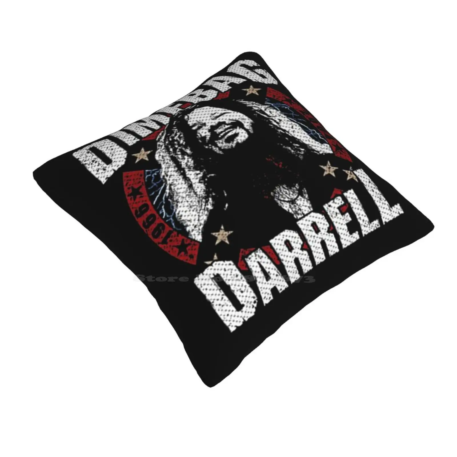 Best Selling Legendary Guitarist Funny Cute Decor Square Pillowcase Dimebag Darrell Guitarist Pantera Damageplan Heavy Metal