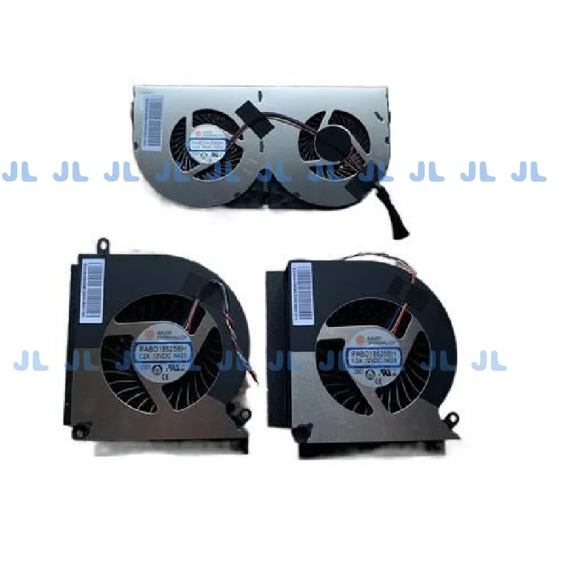 

JL MS-17H1 процессор графический вентилятор DC12V 1,2A для MSI GT76 RTX2080 PABD18525BH N424 N423 N422