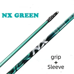 Wałek klubu golfowego NX zielony 50/60/ S/SR/R/X wał napędowy wału grafitowego i wałek z drewna Fairway bezpłatna tuleja montażowa i uchwyt