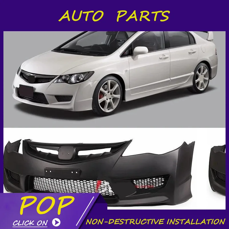 Suit for Pp Material Fd1 Civic/siming Modified Fd2 Type r Front Bumper