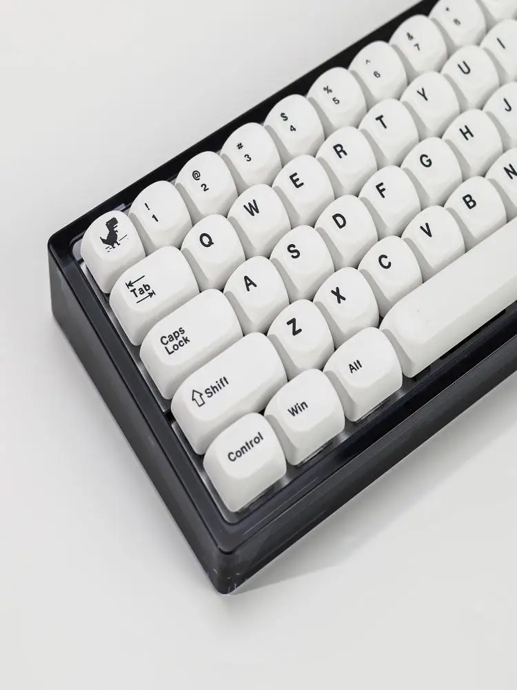KBDiy GMK Minimal Keycap KOA Profile White Theme Minimalistyczne Nakładki na Klawisze PBT Styl Minimalistyczny Cherry MX Switch Do Klawiatury Mechanicznej 60% Gaming — zdjęcie produktu 7