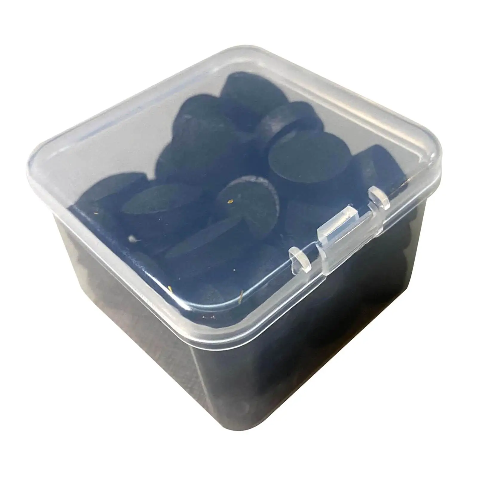 

50Pcs Soft Leather Snooker Cue Tips Glue On Billiard Cue for Outdoor Indoor