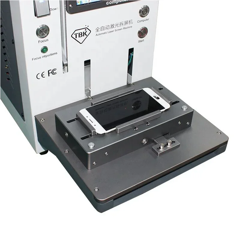 LHTBK 958A 20W Automatic Focusing Lcd Separator Fiber Laser Machine 6W Laser Back Cover Removing Marking Integrated Machine