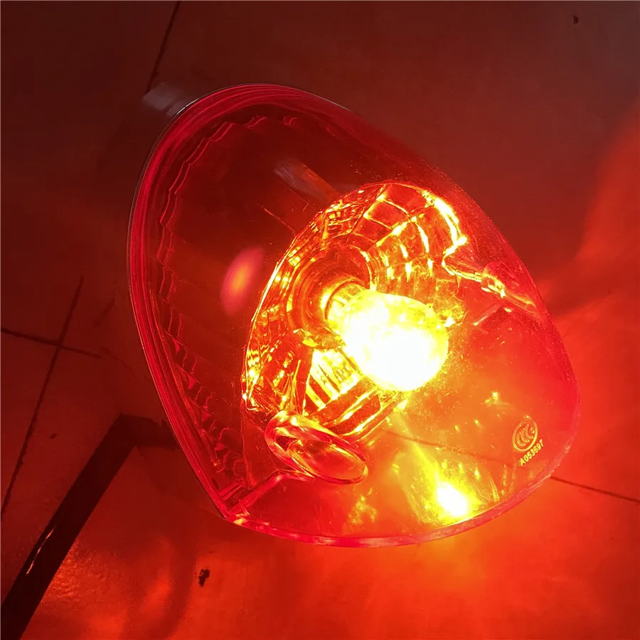 For Honda Giorno Yamaha Vino Suzuki Universal Motorcycle Rear Brake Light ABS Scooter Moped E-Bike Tail Indicator Stop Lamp