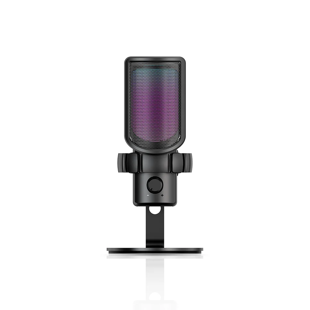 

Professional Studio Cardioid Microphone Recording Broadcasting Podcasting Gaming Live USB RGB Condenser Microphone