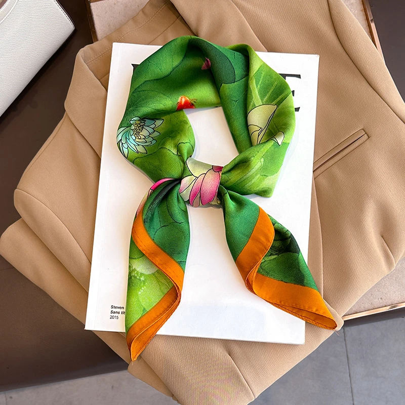 Luxury Print 70cm Soft Satin H - Women Fashion Necktie recension och pris