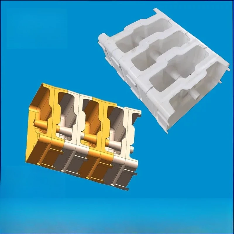 Electric Basket Counterweight Cement Mold Plastic PP Block Prefabricated Block 25Kg Chlorophytum Comosum Booth Weight Block Mold