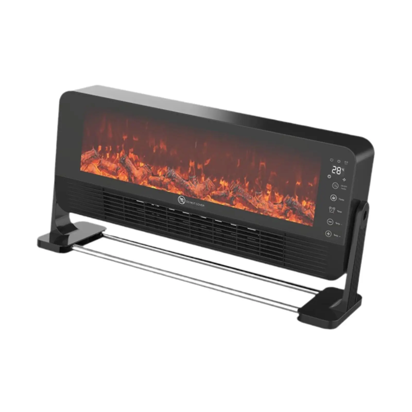 سخان الموقد الكهربائي المحمول الموقد الاتحاد الأوروبي التوصيل خفيفة الوزن زخرفة عالية ومنخفضة التدفئة كفاءة التدفئة لغرفة النوم #3