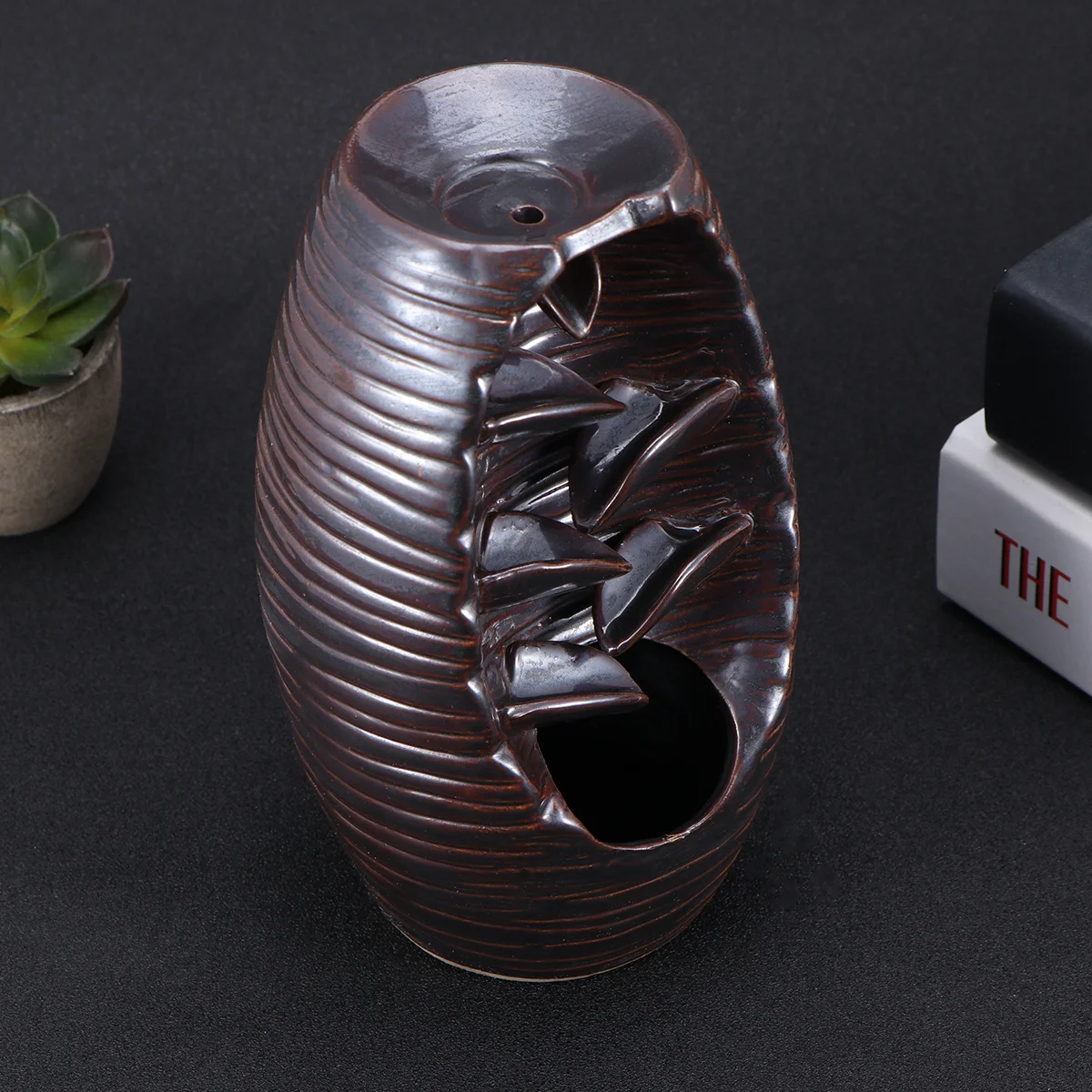 

Supplies Waterfall Incense Holder Aromatherapy Ornament Home Decor Burner